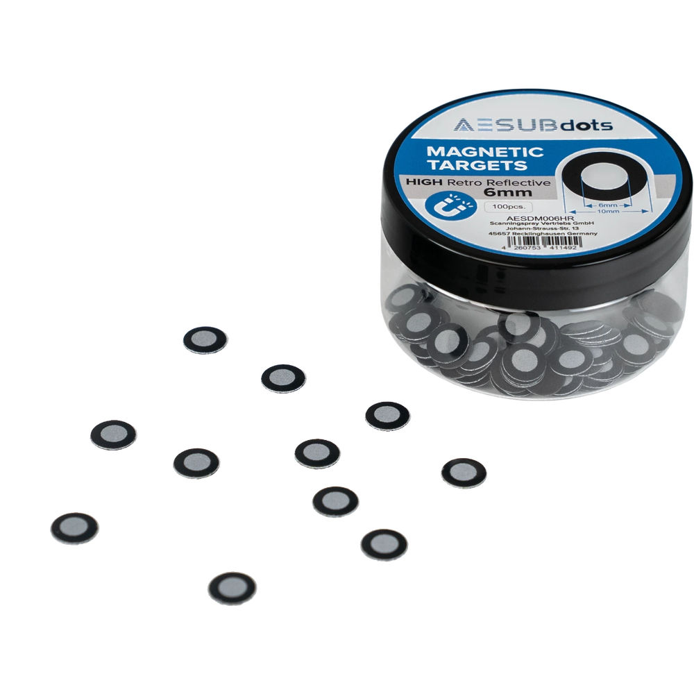 AESUBdots retro high reflective magnetic